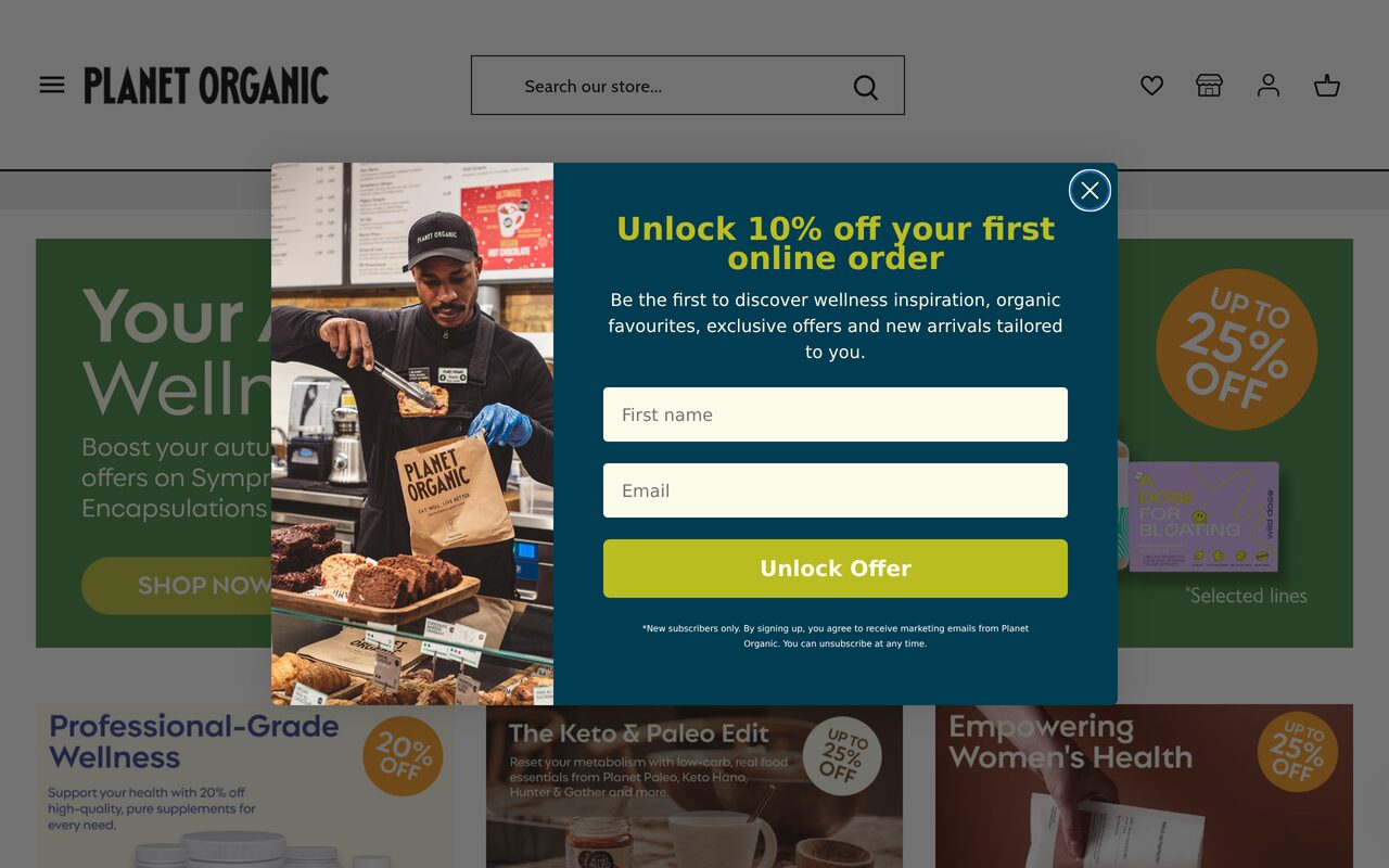 Farmdrop homepage screenshot