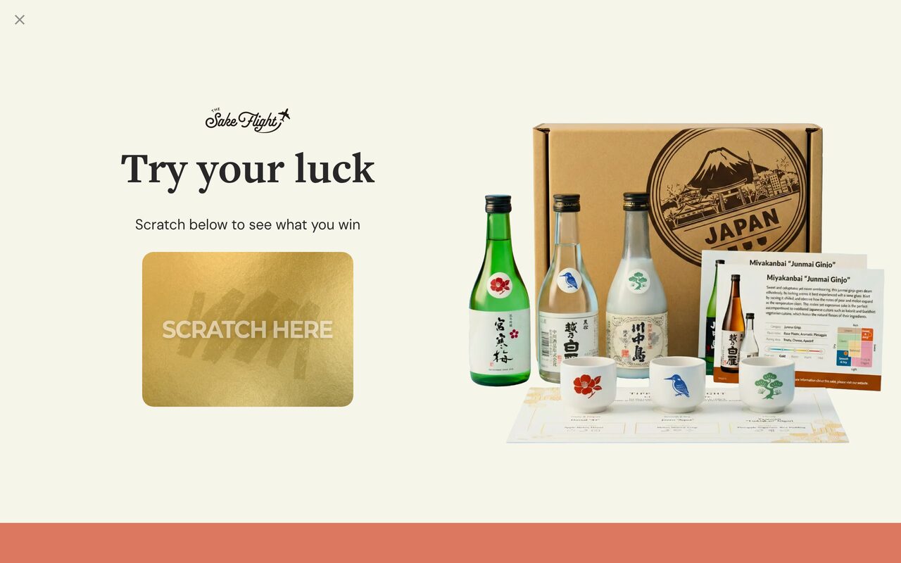 Tippsy Sake Club homepage screenshot