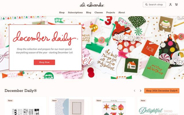 Ali Edwards Story Kit homepage