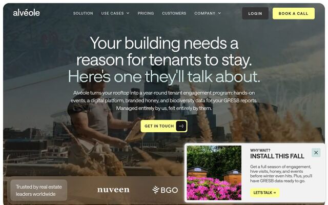 Alvéole homepage
