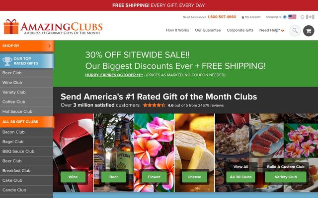 Amazing Clubs BBQ Sauce of the Month Club homepage