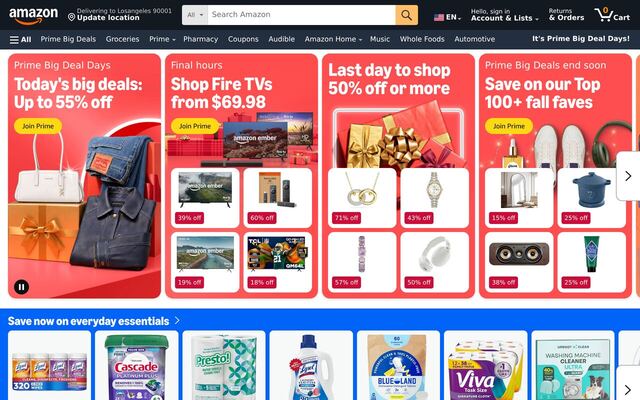 Amazon Book Box (Prime Book Box for Kids) homepage