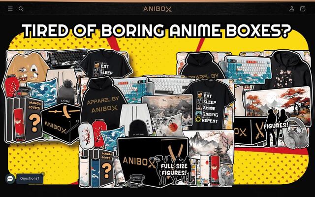 Anibox homepage