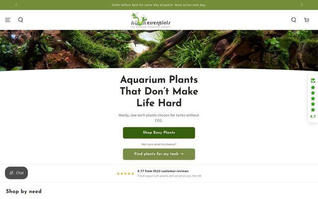 Aqua Essentials Mixed Plant Box (Subscription) homepage