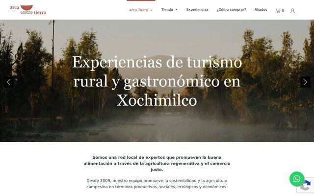 Arca Tierra homepage