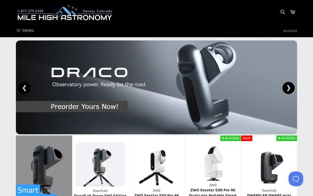AstroBox (Mile High Astronomy) homepage