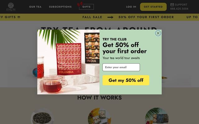Atlas Tea Club homepage