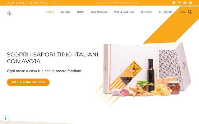 Avoja homepage