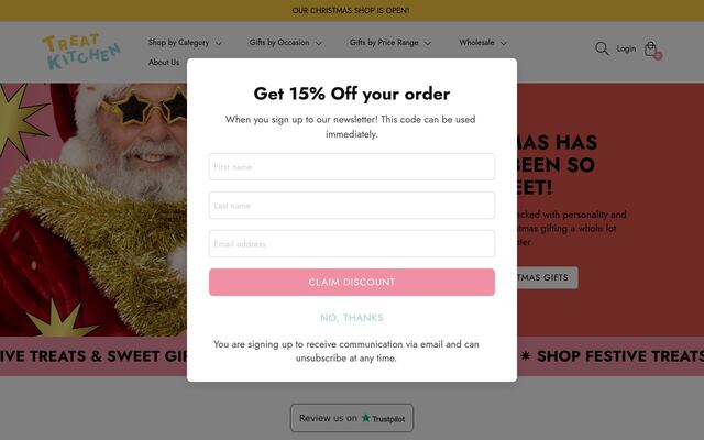 Bakedin homepage