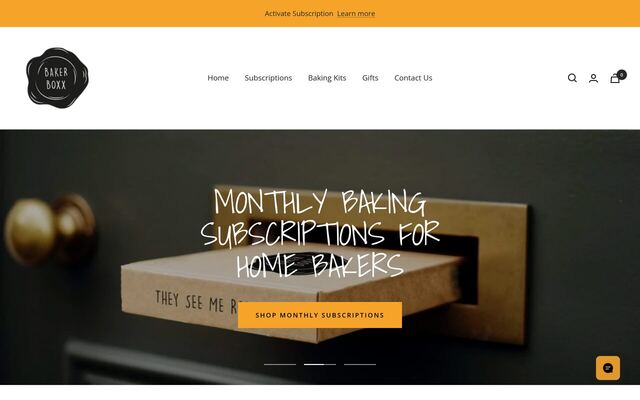 Baker Boxx homepage