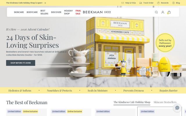 Beekman 1802 Cheese of the Month Club homepage