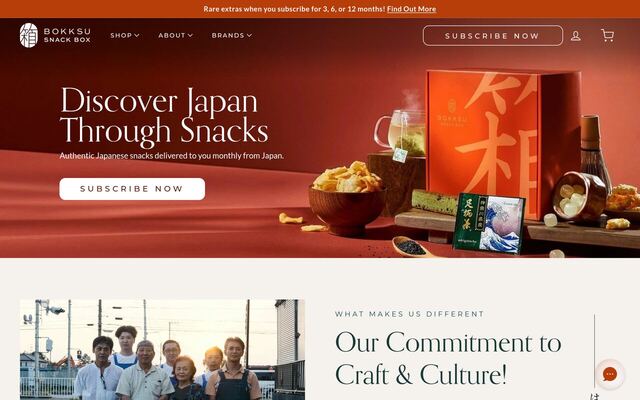 Bokksu homepage