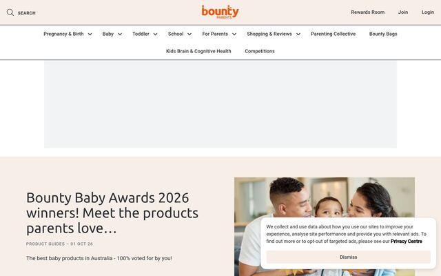 Bounty Bags (Parent-To-Be and New Parent bags) homepage