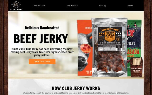 Club Jerky homepage