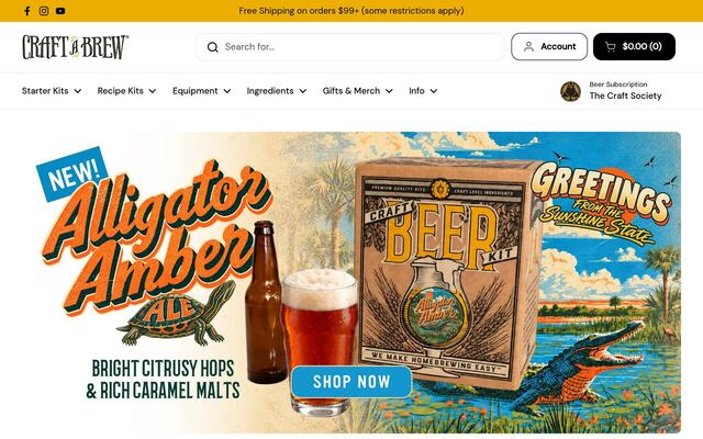 Craft a Brew – The Craft Society homepage
