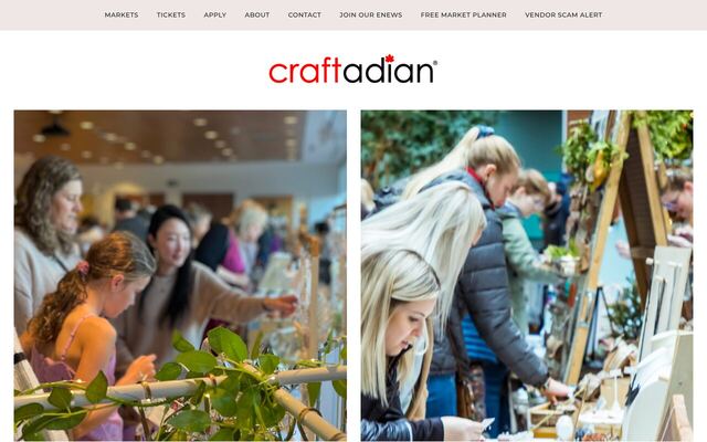 Craftadian Artisan Box homepage