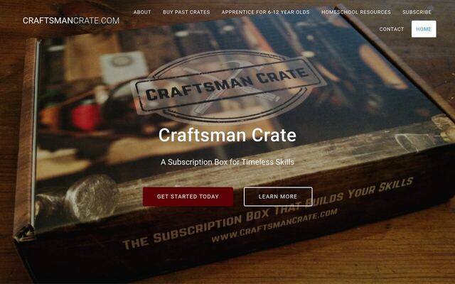 Craftsman Crate homepage