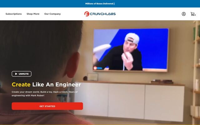 CrunchLabs Hack Pack homepage