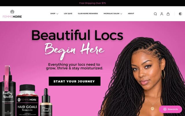 Curl Collection homepage