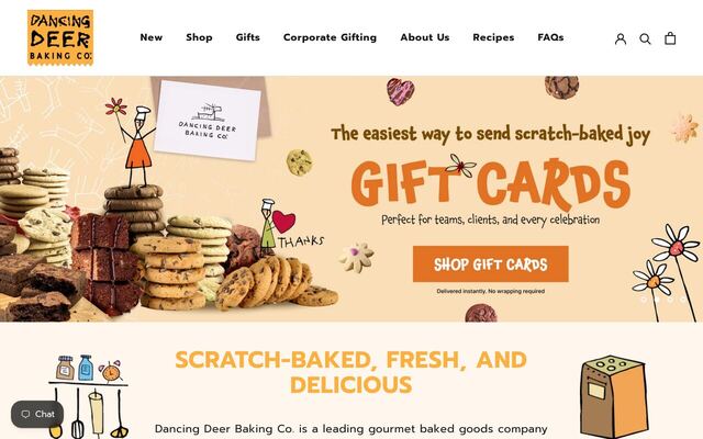 Dancing Deer Baking Co. homepage