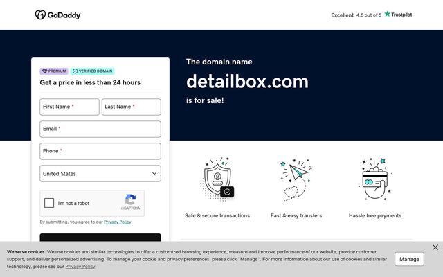 DetailBox homepage
