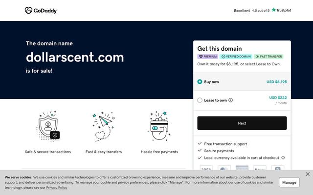 DollarScent homepage