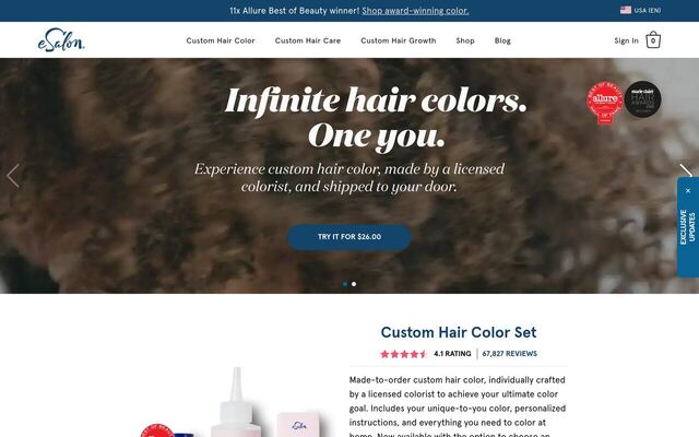eSalon homepage