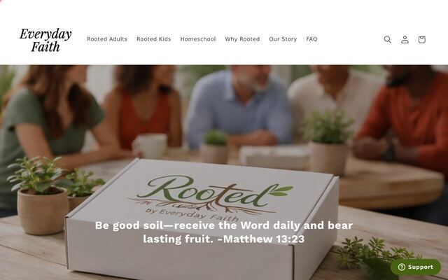 Faithbox (Everyday Faith) homepage