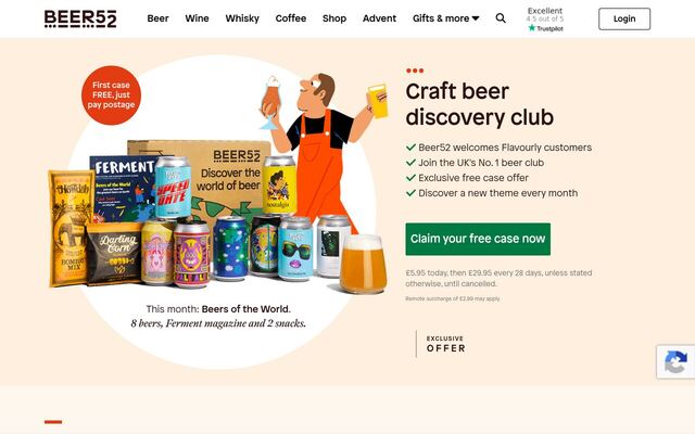 Flavourly homepage