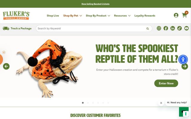 Fluker Farms homepage