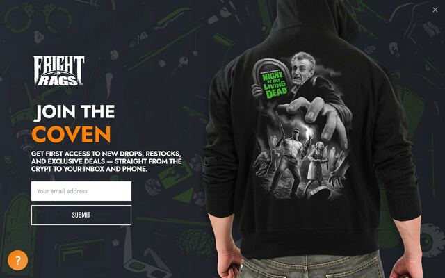 Fright-Rags Tee of Mystery homepage