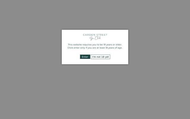 Garden Street Gin Club homepage