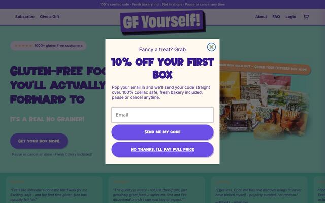 GF Yourself! homepage