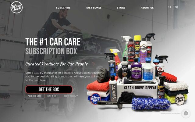GloveBox homepage