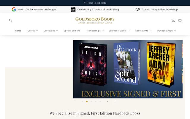 Goldsboro Books Sci-Fi and Fantasy Fellowship (GSFF) homepage