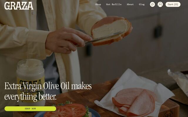 Graza homepage