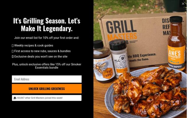 Grill Masters Club homepage