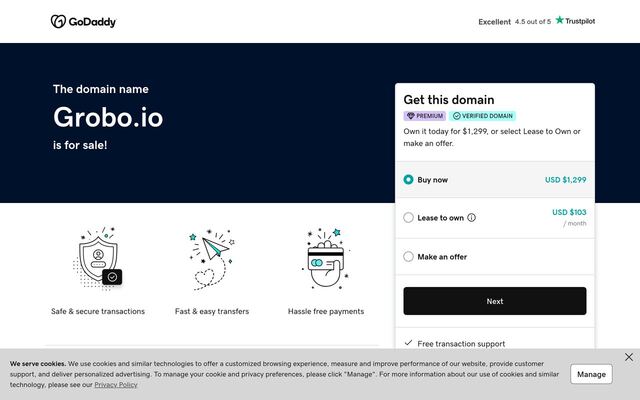 Grobo homepage