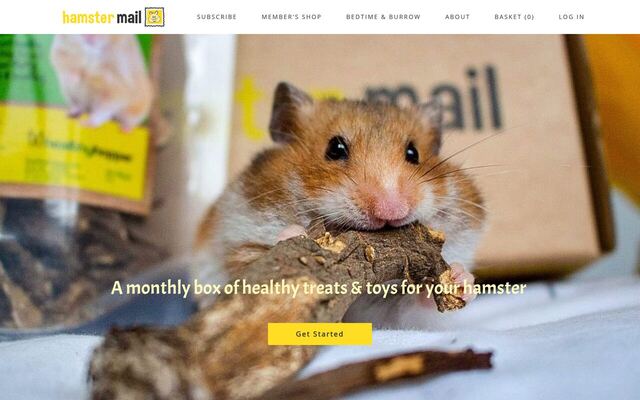 HamsterMail homepage