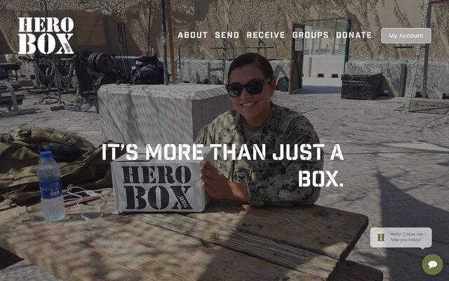Hero Box homepage