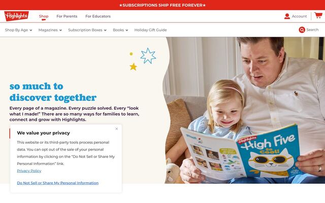 Highlights Top Secret Adventures homepage