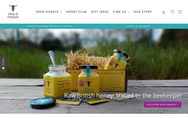 Hive & Keeper homepage