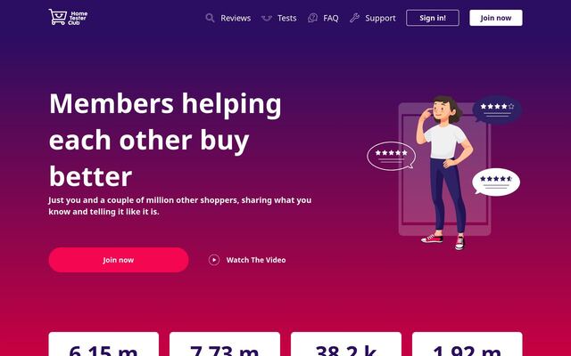 Home Tester Club homepage