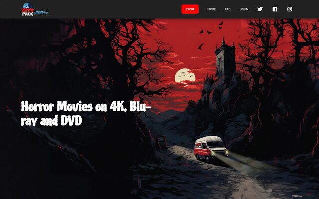 HorrorPack homepage