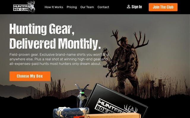 Hunter's Box Club homepage