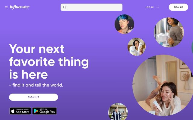 Influenster VoxBox homepage
