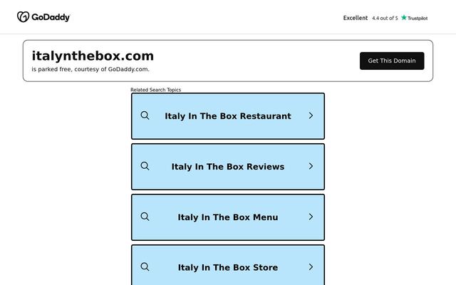 Italynthebox homepage