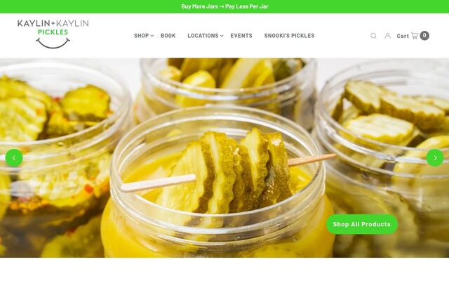 Kaylin + Kaylin Pickle Club homepage