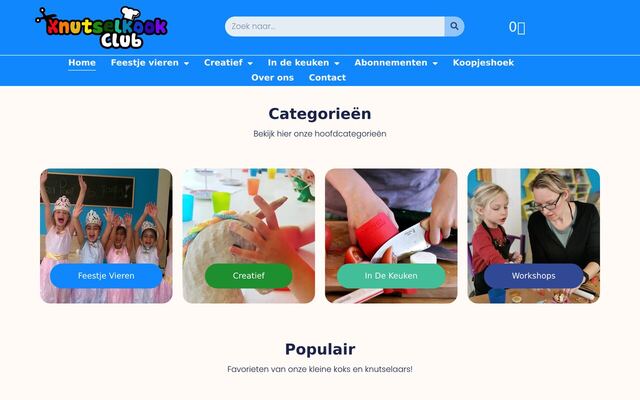 Knutselkookclub homepage
