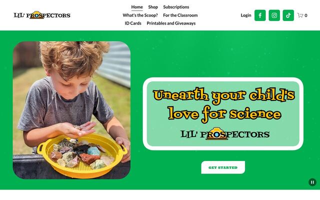 Lil' Prospectors homepage